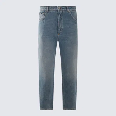 Dolce & Gabbana Blue Cotton Denim Jeans