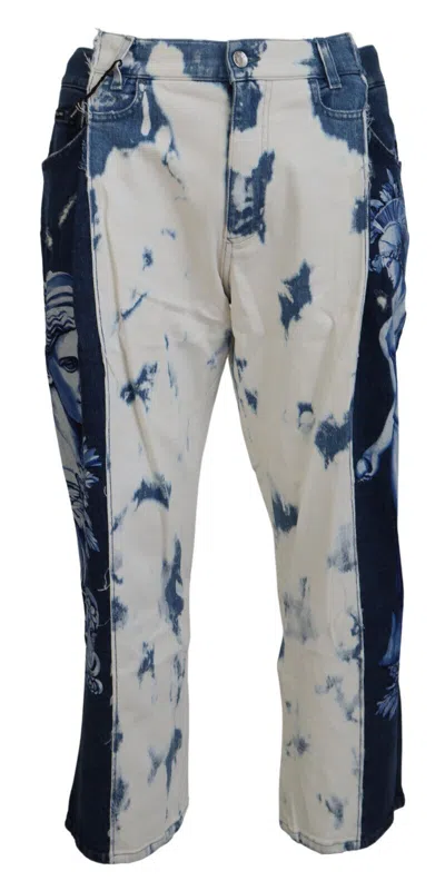 Pre-owned Dolce & Gabbana Jeans Blue Ceasar Denim Cotton Loose Fit It48 / W36 / L 2000usd