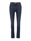 Dolce & Gabbana Slim Fit Denim Trousers With Five Pockets