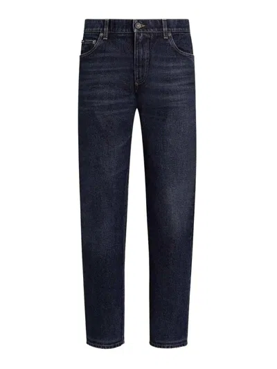 DOLCE & GABBANA JEANS BOOT-CUT - AZUL
