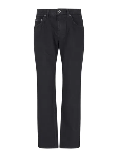 DOLCE & GABBANA JEANS BOOT-CUT - NEGRO