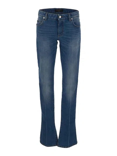 Dolce & Gabbana Boootcut Jeans In Rosado Claro