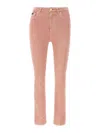 Dolce & Gabbana Artisanal Stretch Denim High-waist Jeans In Pink