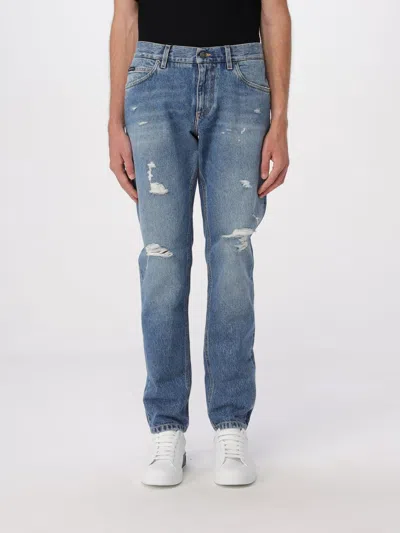 Dolce & Gabbana Jeans  Men Color Denim In Blue