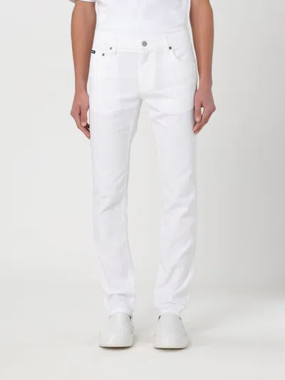 Dolce & Gabbana Jeans  Men Color White