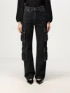 Dolce & Gabbana Cargo Trousers Featuring Wide Leg And Pockets In Schwarz