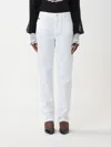 Dolce & Gabbana Rips Boyfriend Jeans In White