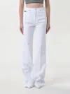 Dolce & Gabbana Woman Jeans White Size 10 Cotton In Weiss