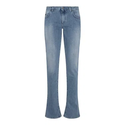 Dolce & Gabbana Logo Plaque Jeans In Variante Abbinata