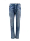 DOLCE & GABBANA DISTRESSED BUTTONED JEANS