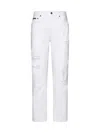 Dolce & Gabbana Gerade Jeans Im Distressed-look In Variante Abbinata