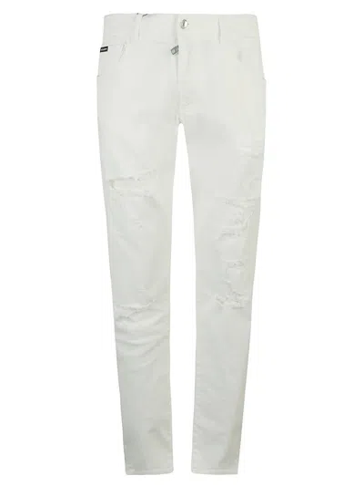 Dolce & Gabbana Cotton Regular Jeans In Variante Abbinata
