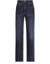 Dolce & Gabbana Baggy Denim Jeans In Black