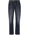 Dolce & Gabbana Men's Slim Denim Cotton Jeans In Black