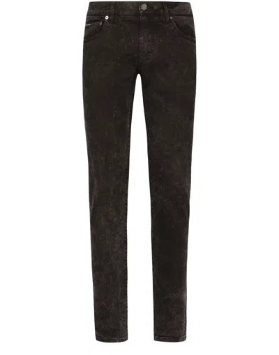 Dolce & Gabbana Jeans With Belt Loops In Black