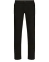 Dolce & Gabbana Bespoke Pants With Belt Loops And Pockets In Black