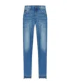 Dolce & Gabbana Logo Embroidery Jeans In Blue