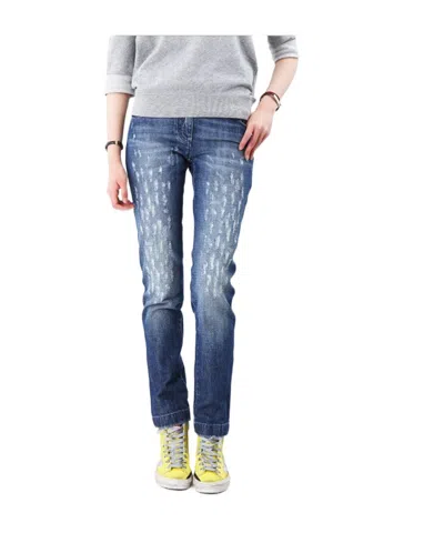 Dolce & Gabbana Jeans With Belt Loops In Blue