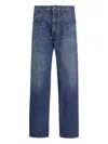 Dolce & Gabbana Jeans With Logo Patch In Blue