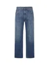 Dolce & Gabbana Jeans With Logo Patch In Blue