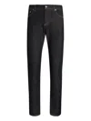 Dolce & Gabbana Trousers With Belt Loops And Contrast Stitching In Black