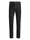 Dolce & Gabbana Trousers With Belt Loops And Contrast Stitching In Black