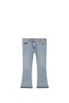 Dolce & Gabbana Cropped Low-rise Jeans In Blue