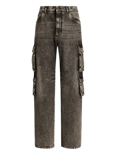 Dolce & Gabbana Men Jeans With Pockets In Gray
