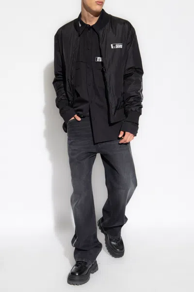 Dolce & Gabbana Logo-patch Jacket In Black