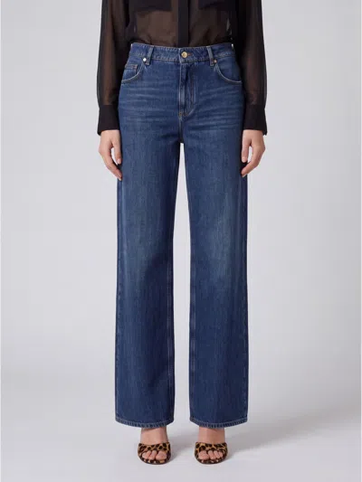 Dolce & Gabbana Jeans Woman Color Navy In Multi