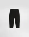Dolce & Gabbana Cropped Leggings In Black