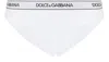 Dolce & Gabbana High-waisted Logo-waistband Briefs In White