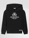 Dolce & Gabbana Hooded Sweatshirt In Black