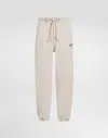 Dolce & Gabbana Drawstring Logo-print Track Pants In Neutral