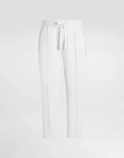Dolce & Gabbana Jersey Jogging Pants In ホワイト