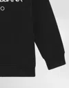 Dolce & Gabbana Jersey Round-neck Sweatshirt With Dg Milano Embroidery In Black
