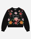 Dolce & Gabbana Felpa Giroc.man.lung In Black