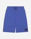 Dolce & Gabbana Jersey Shorts With Logo Tag