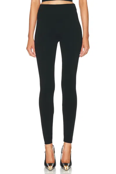 Dolce & Gabbana Jersey Stretch Punto Milano Pant In Black