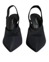 Dolce & Gabbana Jersey Stretch Slingback Heel In Black