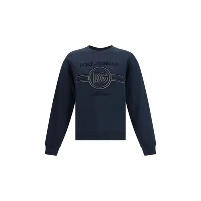 DOLCE & GABBANA JERSEY SWEATSHIRT WITH EMBROIDERY
