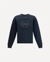 Dolce & Gabbana Sweatshirt With Embroidery In Blue