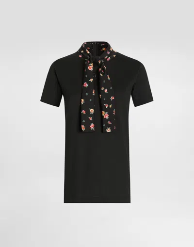 Dolce & Gabbana Jersey T-shirt In Black