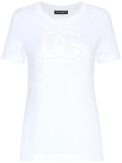 Dolce & Gabbana Jersey T-shirt In White
