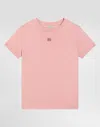Dolce & Gabbana Jersey T-shirt With Dg Logo In Pink