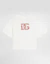 Dolce & Gabbana Floral-logo T-shirt In White