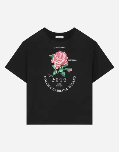 Dolce & Gabbana T-shirt Manica Corta In Black