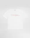 Dolce & Gabbana Jersey T-shirt With Dolce&gabbana Logo In White