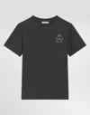 Dolce & Gabbana Jersey T-shirt With Heraldic Dg Patch In Gray