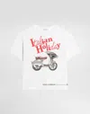 Dolce & Gabbana Cotton T-shirt With Vespa Print In White